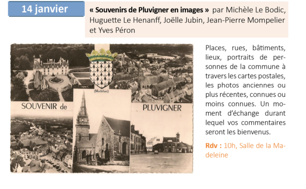 Souvenirs de Pluvigner en images – Janvier 2024
